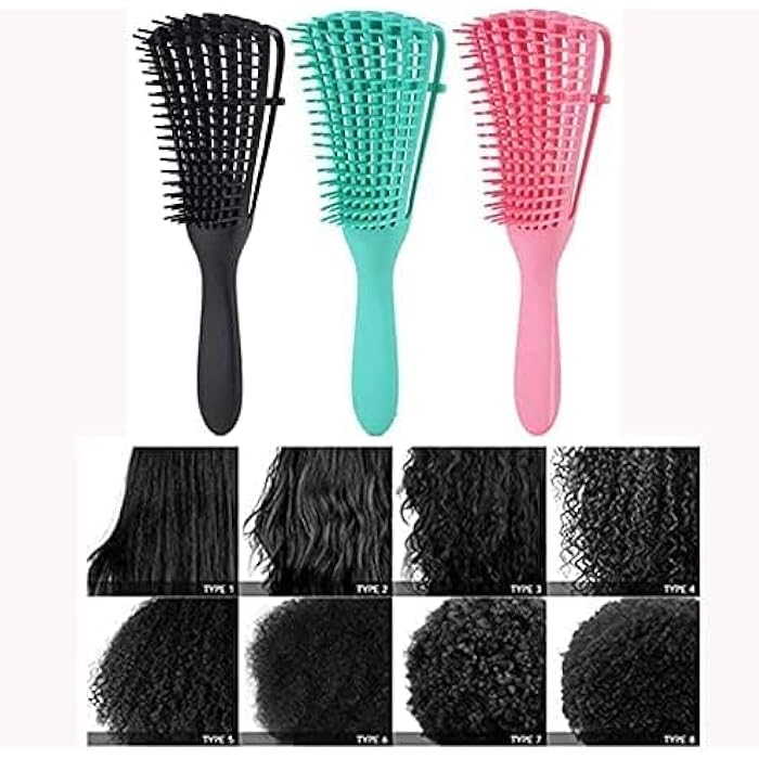 Anti-Static Detangling Hair Brush for Women and Men (Multicolor) - Image 5